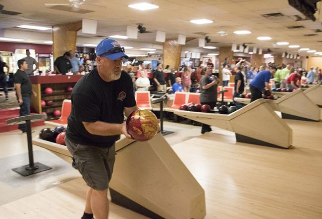 Bowler at Gutter Dance tournament