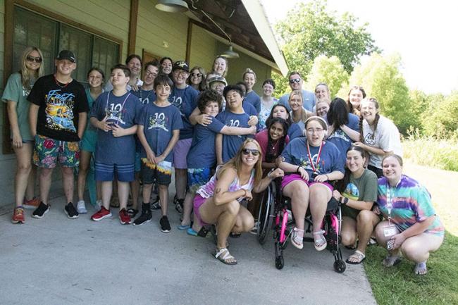 Campers and staff